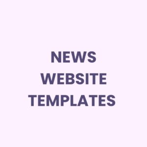NEW WEBSITE TEMPLATES