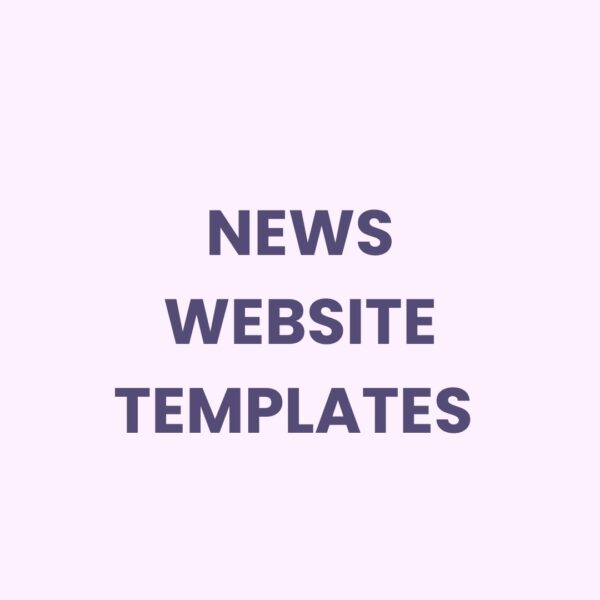 NEW WEBSITE TEMPLATES